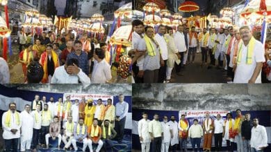 भगवान परशुराम का जन्मोत्सव मनाया गया शोभायात्रा