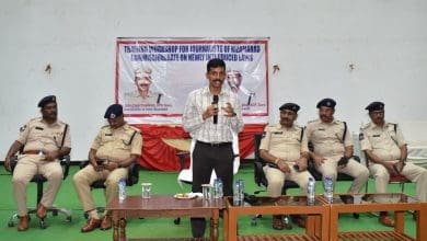 निजामाबाद पुलिस का नए कानूनों पर जागरूकता कार्यक्रम