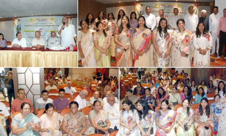 अग्रवाल नारी शक्ति द्वारा आयोजित स्वास्थ्य कार्यक्रम 2025 में डॉ. अनिल जैन ने स्वस्थ जीवनशैली व व्यायाम के महत्व पर प्रकाश डाला।