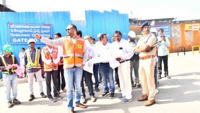 सिकंदराबाद स्टेशन पर बस स्टॉप योजना और निरीक्षण