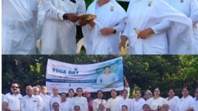 पब्लिक गार्डन, हैदराबाद में ब्रह्मकुमारीज द्वारा योग दिवस कार्यक्रम