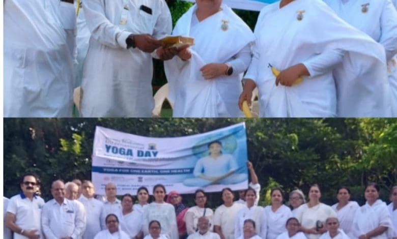 पब्लिक गार्डन, हैदराबाद में ब्रह्मकुमारीज द्वारा योग दिवस कार्यक्रम