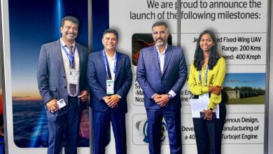 रघुवामसी ग्रुप द्वारा पेरिस एयर शो में प्रदर्शित स्वदेशी माइक्रो टर्बोजेट इंजन और UAV