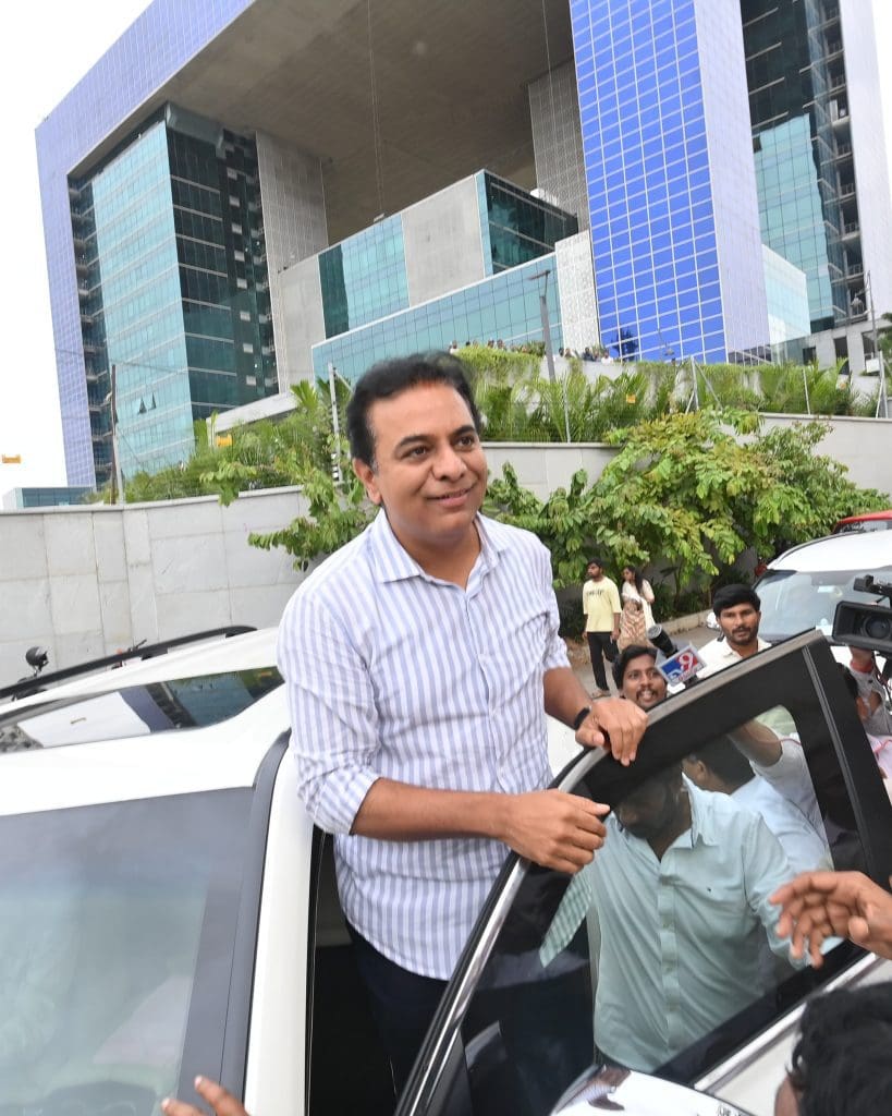 केटीआर से फार्मूला रेस मामले में लंबी पूछताछ

