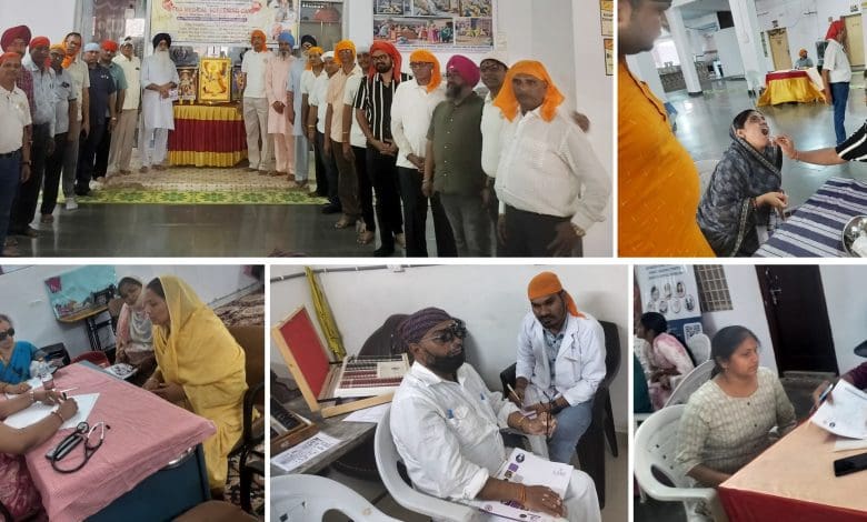 अग्रवाल मानव सेवा मंच का स्वास्थ्य जाँच शिविर