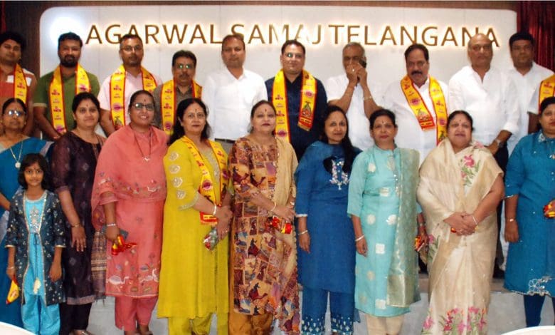 मलकपेट में अग्रवाल समाज की नई शाखा उद्घाटन समारोह