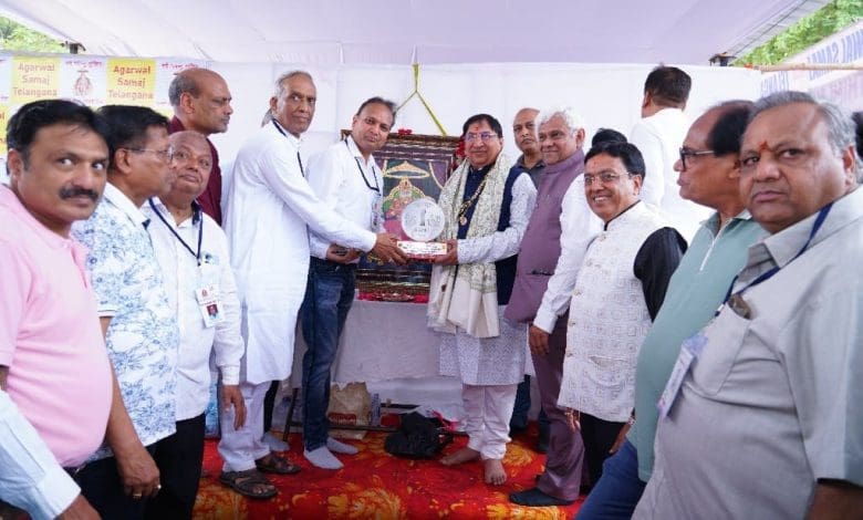 नरेश बंसल का हैदराबाद में अभिनंदन