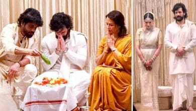 अक्किनेनी अखिल और जैनब की शादी का पवित्र क्षण