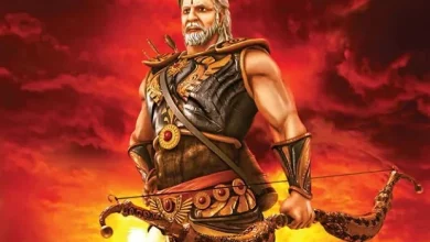 अर्जुन को चमत्कारी तीरों की जानकारी देते श्रीकृष्ण