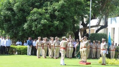 तेलंगाना स्थापना दिवस पर साइबराबाद पुलिस परेड