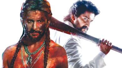 हीरो नानी फिल्म पैराडाइज में गंभीर लुक में