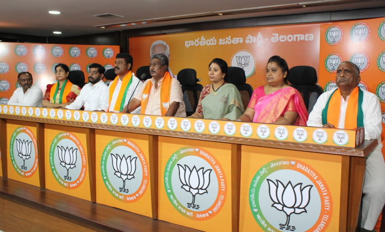 GHMC बैठक से पहले भाजपा नेताओं द्वारा प्रेस कॉन्फ्रेंस में रणनीति साझा