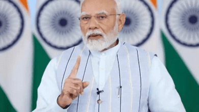 प्रधानमंत्री मोदी रक्षा उत्पादन में आत्मनिर्भरता पर बोलते हुए