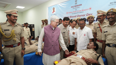 विश्व रक्तदाता दिवस पर जिष्णु देव वर्मा ने रक्तदान शिविर का उद्घाटन