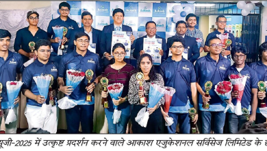 नीट यूजी-2025 में आकाश हैदराबाद के छात्रों की बड़ी सफलता