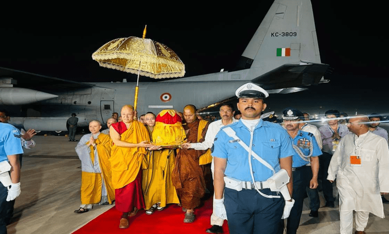 भगवान बुद्ध के अवशेषों की भारत वापसी