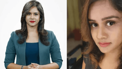 टीवी एंकर स्वेच्छा की आत्महत्या के बाद गांधी अस्पताल में जुटे लोग