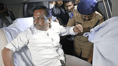 “BRS नेता KT Rama Rao व समर्थकों के साथ Telangana Bhavan पर भारी पुलिसबल और विवाद