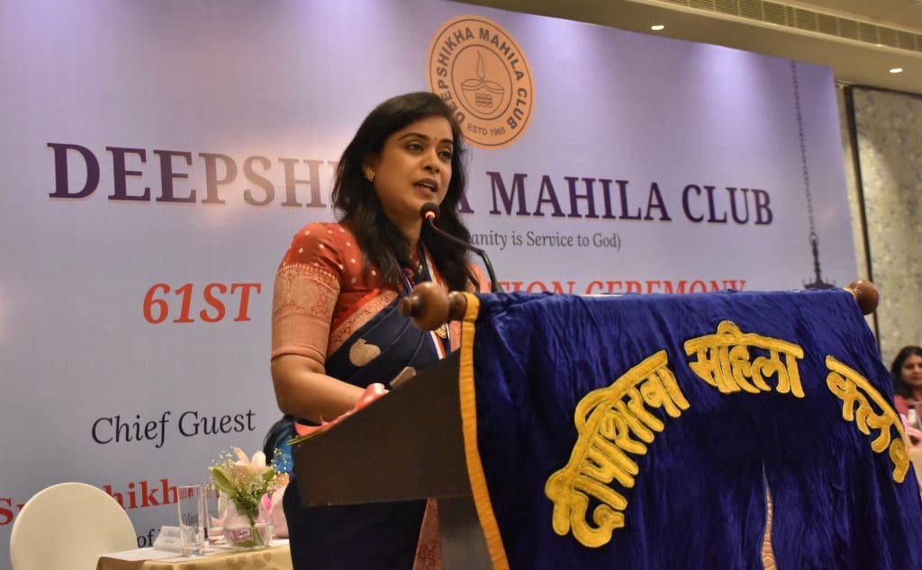 दीपाशिखा महिला क्लब की नई अध्यक्ष के नेतृत्व में समारोह