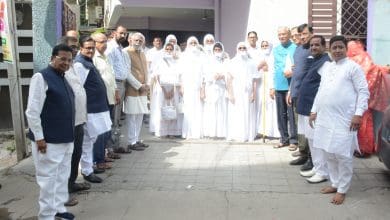 राजमतीजी म.सा. त्रयनगर मंगल प्रवेश मलकपेट समारोह