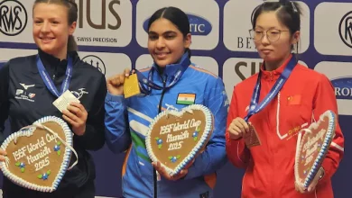 सुरुचि सिंह ने ISSF विश्व कप में तीसरा स्वर्ण पदक जीता