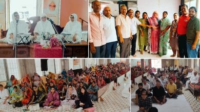 महावीर भवन में चातुर्मासिक धर्म सभा को संबोधित करती साध्वी कनकप्रभाजी म.सा.