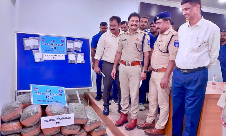 अंतरराज्यीय गांजा तस्करी गिरोह की गिरफ्तारी और बरामद गांजा