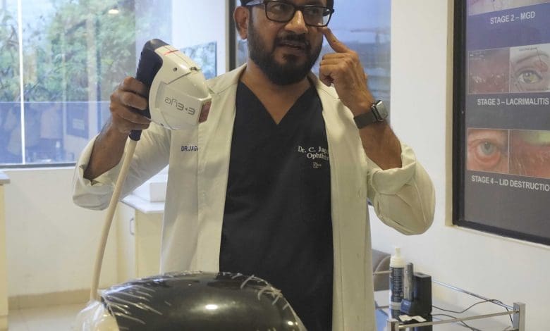 प्रिस्टिन आई हॉस्पिटल्स, हैदराबाद में ड्राई आई केंद्र का उद्घाटन बोर्ड