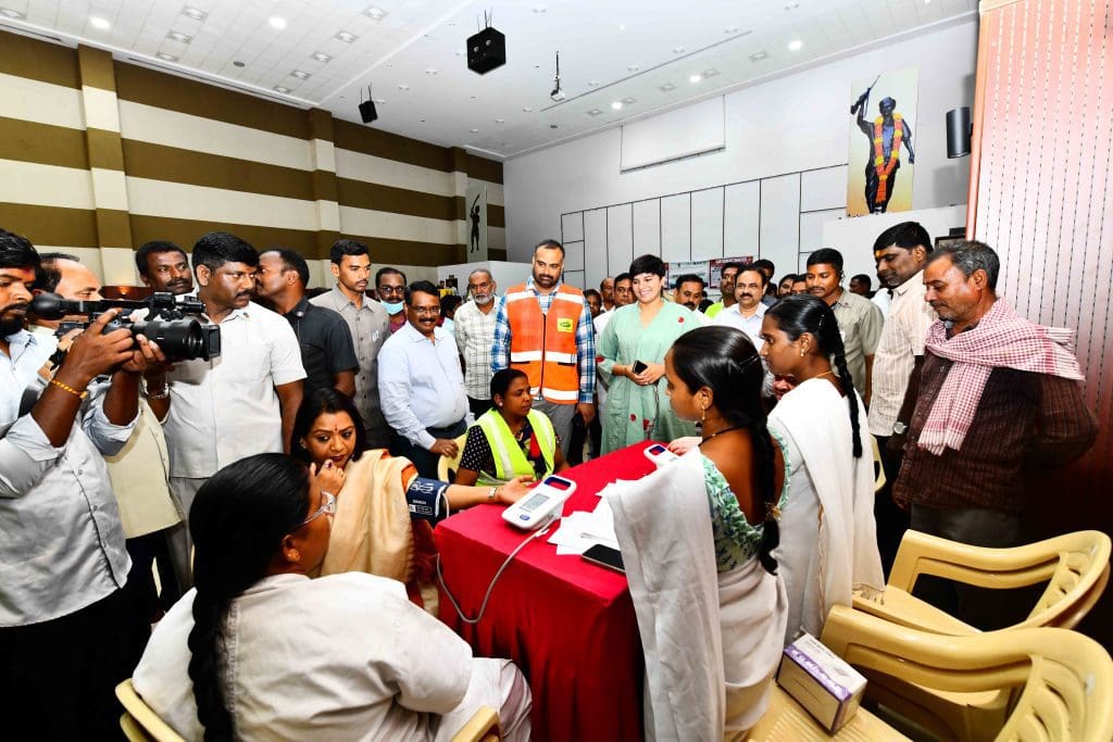 जीएचएमसी सफाई कर्मियों के स्वास्थ्य शिविर में मंत्री ने कहा कि सफाई कर्मियों के वेतन में वृद्धि की योजना सरकार के विचाराधीन है।