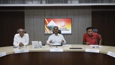 दक्षिण मध्य रेलवे सुरक्षा पुरस्कार समारोह का दृश्य