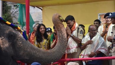 बोनालू शोभायात्रा में महाकाली की प्रतिमा और सांस्कृतिक झाँकियाँ