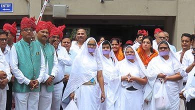 साध्वी गवेषणाश्रीजी का चातुर्मास मंगल प्रवेश