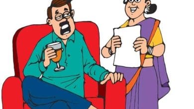 पति-पत्नी की मजेदार तकरार में ज़हर भी फेल हो गया