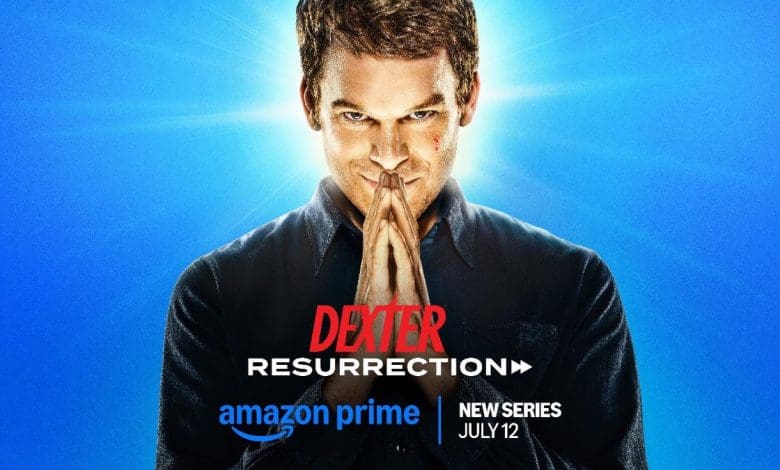 ‘डेक्सटर: रेसर्रेक्शन’ का पोस्टर जिसमें माइकल सी. हॉल डेक्सटर मॉर्गन के किरदार में हैं