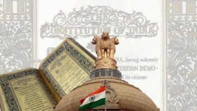 सोशलिस्ट सेक्यूलर शब्द पर संविधान बहस का दृश्य