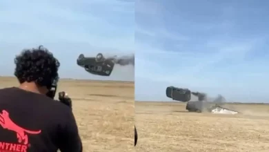 वेत्तुवन फिल्म सेट पर खतरनाक कार स्टंट के दौरान हादसा