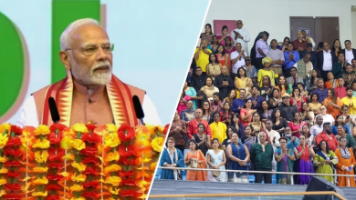 पीएम मोदी त्रिनिदाद‑टोबैगो में ‘नया भारत’ संबोधन करते हुए