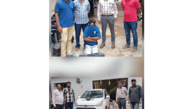 हैदराबाद में STF द्वारा गिरफ्तार किए गए गांजा तस्कर आरोपी