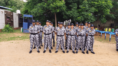 हैदराबाद महिला SWAT टीम क्रव मागा प्रशिक्षण से गुजरती हुई”