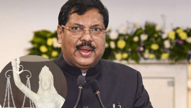 CJI बी.आर. गवई बॉम्बे हाईकोर्ट समारोह में संबोधित करते हुए