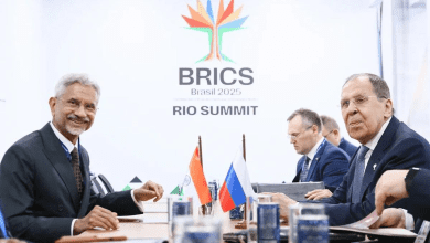 एस जयशंकर ब्रिक्स 2025 शिखर सम्मेलन में विदेशी नेताओं से मुलाकात करते हुए