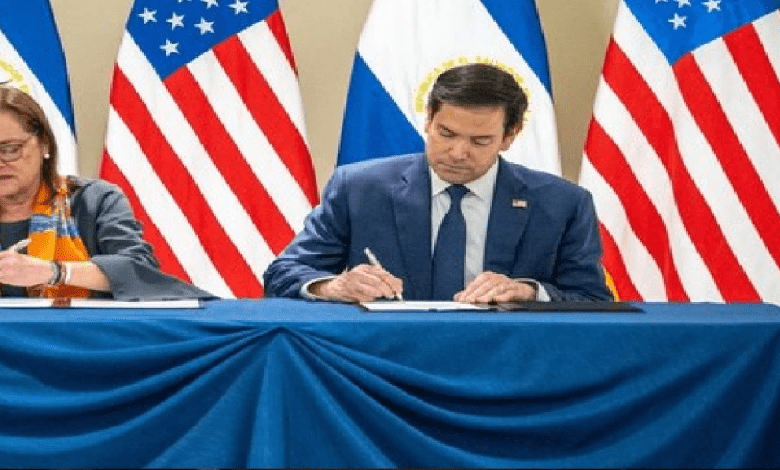 मार्को रुबियो ट्रंप की विदेश नीति पर बयान देते हुए