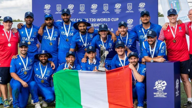 जो बर्न्स कप्तानी करते हुए इटली टीम के साथ: इटली का पहला T20 World Cup क्वालीफिकेशन