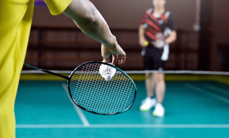 शान्वी निम्मा मैच खेलते हुए सिंधूर तेलंगाना ओपन में।