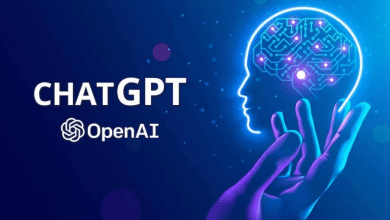 AI और ChatGPT पर आधारित सोच और समझदारी को दर्शाता चित्र