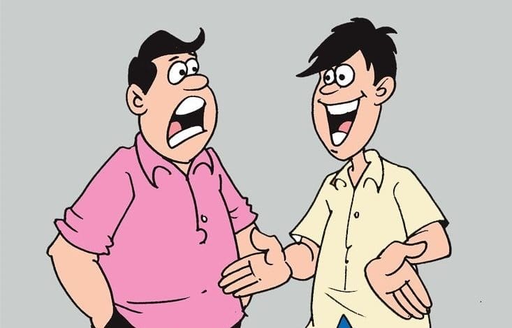 पप्पू और गप्पू की पढ़ाई पर मजेदार बातचीत