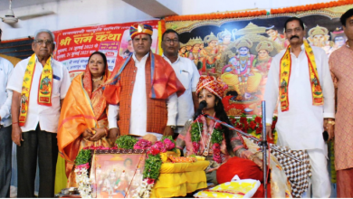 रामकथा में श्रीराम दर्शन व नवधा भक्ति की झलक