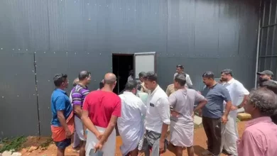 केरल के मलप्पुरम में पोल्ट्री प्लांट में हादसे के बाद की स्थिति