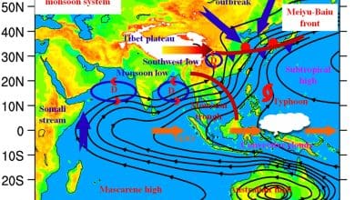 मानसून चेतावनी के रंगों को समझाते हुए भारतीय मौसम विभाग की इमेज