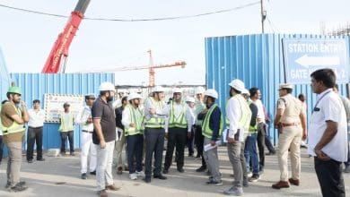 सिकंदराबाद रेलवे स्टेशन पर पुनर्विकास का निरीक्षण
